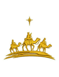 The three wise Kings Embroidery design