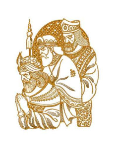 The three wise Kings embroidery design