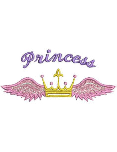 Corona Princesa2 Embroidery design 