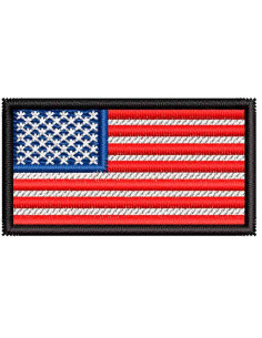 Flag United States Embroidery design 