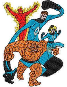 Fantastic Four Embroidery design 