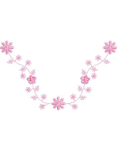 Greca flowers 1 Embroidery design