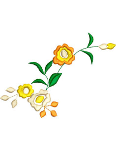 Autumn Flower1 Embroidery design 