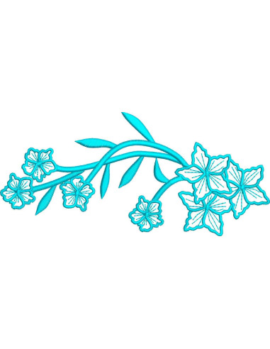 Turquoise flower