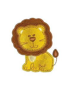 Lion Cute Embroidery design 