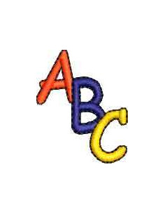 ABC Embroidery design 