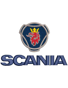 Scania Emblem 11 cm Embroidery design 