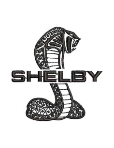 Cobra Shelby 2.3 inch Embroidery design 