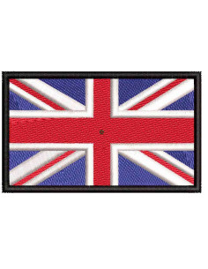 Union Flag 3.1 inch. Embroidery design 