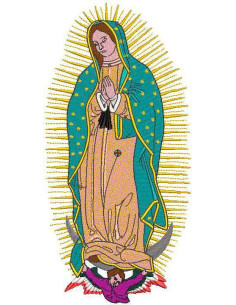  Nuestra Señora de Guadalupe 36cm Matrices Picajes para bordados