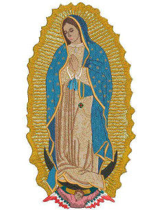 VIRGEN DE GUADALUPE 50 CM Matrices Picajes para bordados