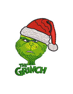 The Grinch Embroidery design 