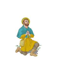 Saint Isidore Embroidery design 