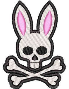 Psycho Bunny 2 Embroidery design