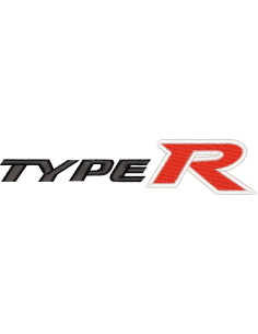  Type R Logo 12 cm. Matrices Picajes para bordados