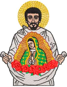 Saint Juan Diego 10.5 cm Embroidery design