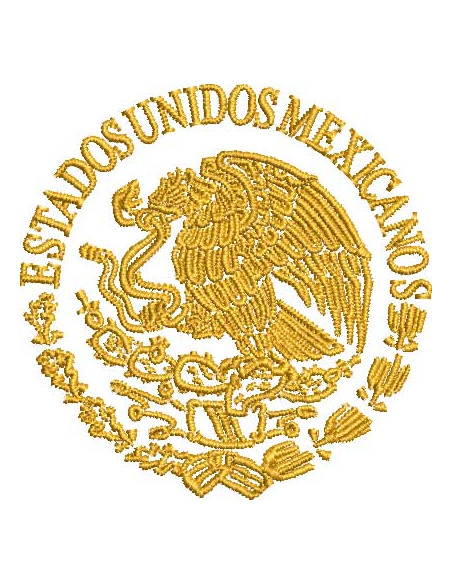 Aguila Escudo 2 México 5cm.