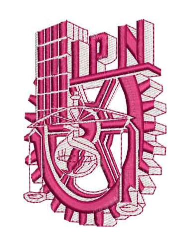 IPN - National Polytechnic Institute 2 colors 10.5 cm.