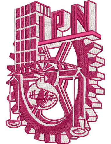 IPN - National Polytechnic Institute 2 colors 18 cm.