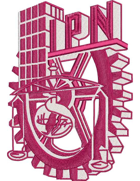 IPN - National Polytechnic Institute 2 colors 18 cm.