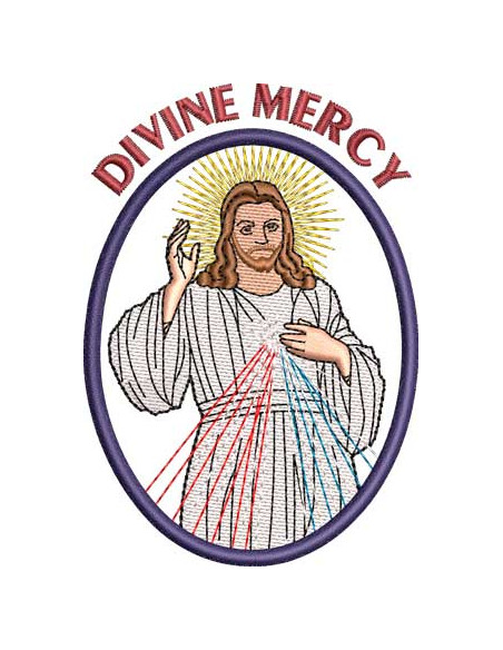 Jesus Divine Mercy (English) 9cm.