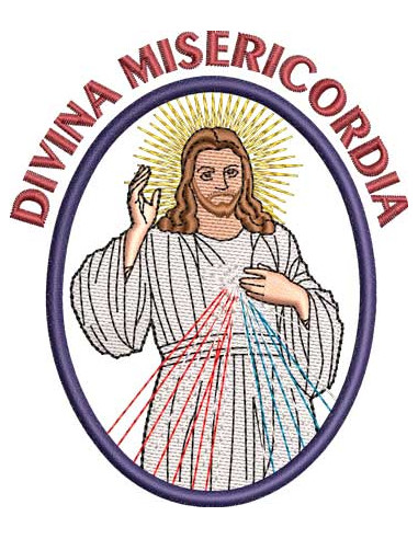 Jesus Divine Mercy 9cm.