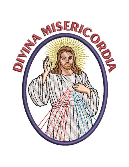 Jesus Divine Mercy 9cm.