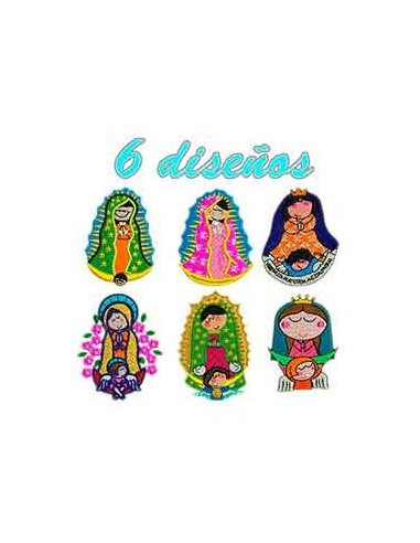 Diseños Virgencitas Para Cualquier Máquina De Bordado 