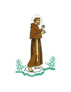 Saint Francis Embroidery design 