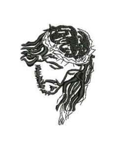 Jesus face Embroidery design 