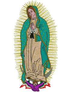 Virgen de Guadalupe diseño para  bordado