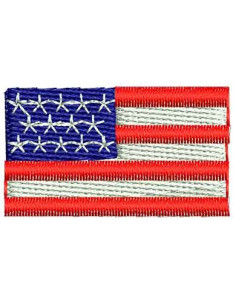 Flag USA embroidery design