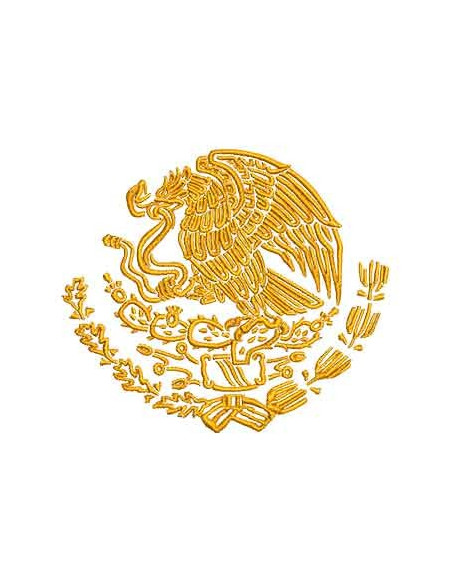 Eagle emblem México 8cm.