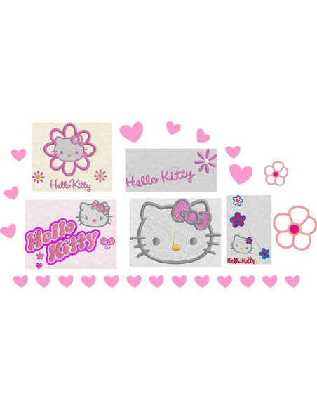 Kitty collection  embroidery machine 134 designs! 