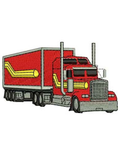 Truck Embroidery design 