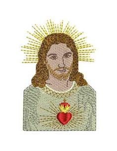 Sacred Heart of Jesus Embroidery design 