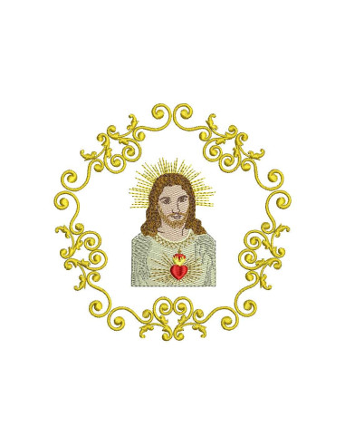 Sagrado Corazón moldura 