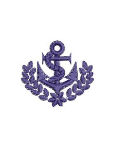 Small  anchor design for embroidery