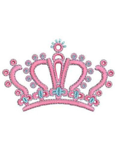 Crown princess Embroidery design 