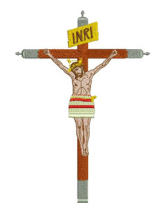 Jesus Christ on the Cross 2 Embroidery design 