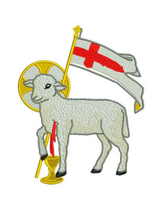 Lamb Embroidery design 