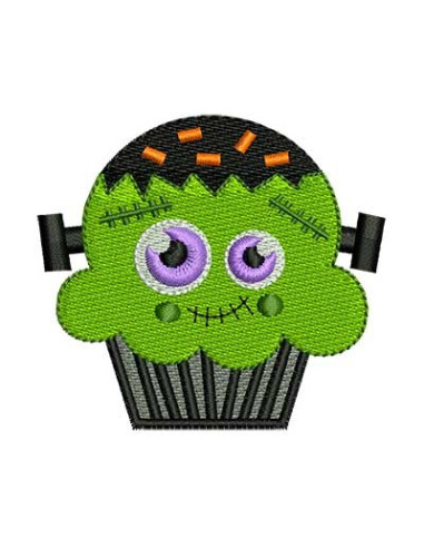 Frankenstein cupcake 