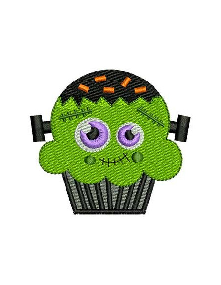 Frankenstein cupcake 