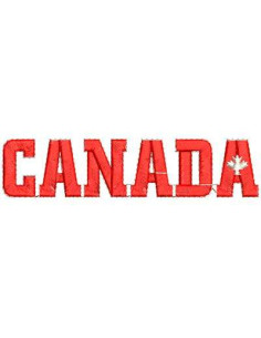 Canada Embroidery design 