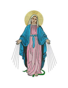 Our Lady of Grace 18 cm Embroidery design 