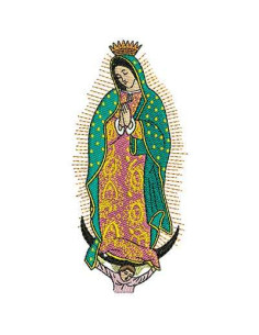  Virgen de Guadalupe 11 cm Matrices Picajes para