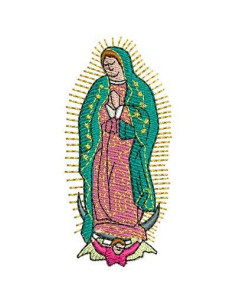 Our Lady of Guadalupe 7 cm Embroidery design 