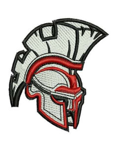 Spartan helmet 1 Embroidery design 