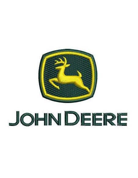 John Deere embroidery design