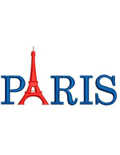 Paris embroidery design